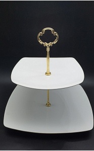 شیرینی خوری دو طبقه سناتور سفید