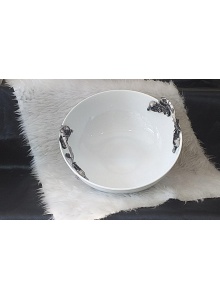 کاسه23 دیپلمات سفید دسته پیوتر