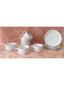 فنجان و زیر فنجان دیپلمات خط طلا