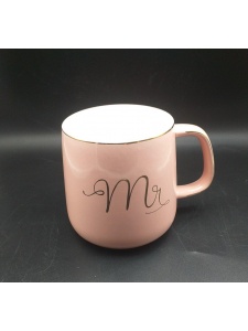 ماگ سرامیکی تک لب طلا