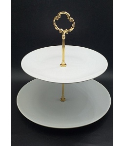 شیرینی خوری گرد سفید