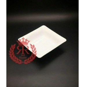 کاسه 13 سفید فلت