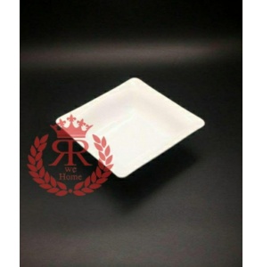 کاسه 13 سفید فلت