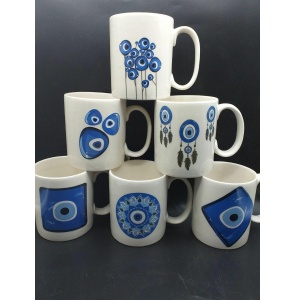 ماگ یک رو چاپ نسترن (طرح چشمی)