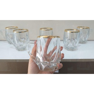 فنجان استاتیک خط طلا