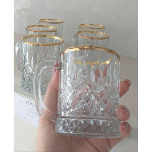 فنجان روما خط طلا