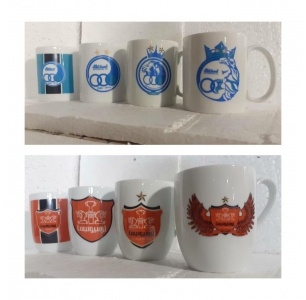 ماگ یک رو چاپ نسترن (طرح استقلال و پرسپولیس )