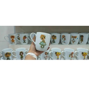 ماگ چاپی نسترن (طرح دختر )