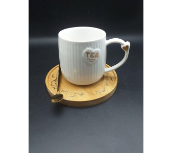 ماگ سرامیکی زیره چوبی