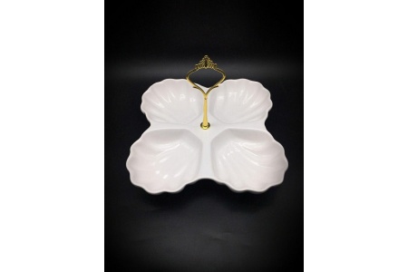 اردوخوری 4تایی صدف دسته دار