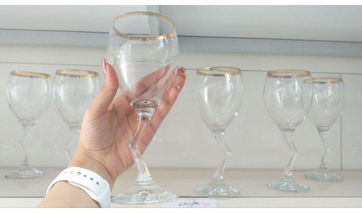 گیلاس خوری رز خط طلا