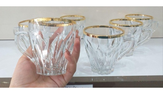 فنجان آمور خط طلا