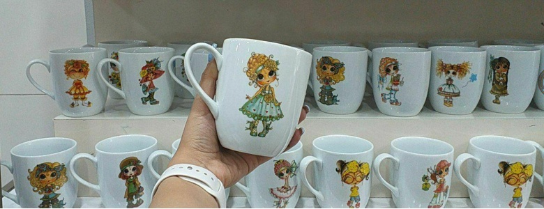 ماگ چاپی نسترن (طرح دختر )